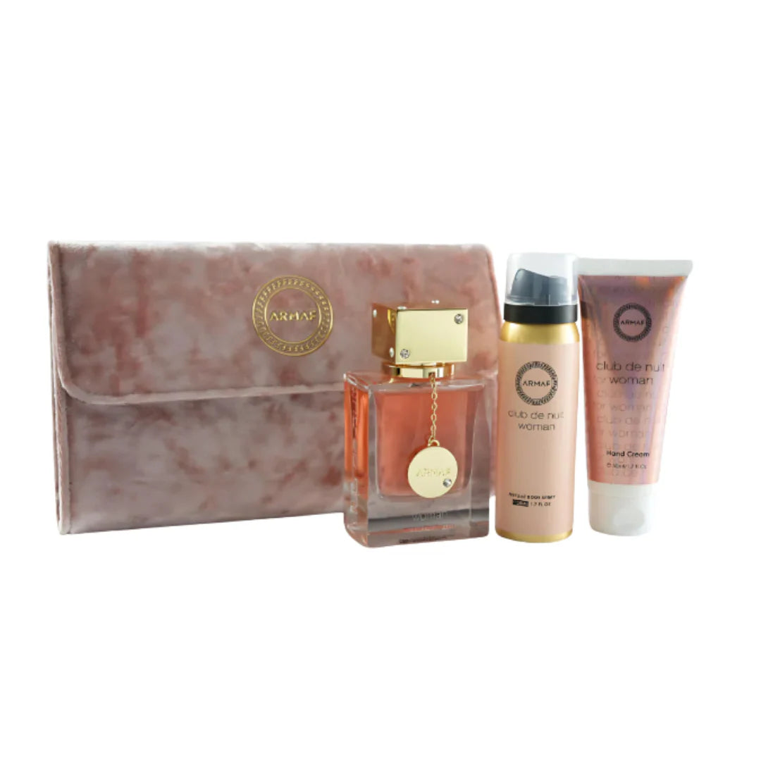 CLUB DE NUIT WOMAN EXTRAIT DE PARFUM TRAVEL SET-4PC