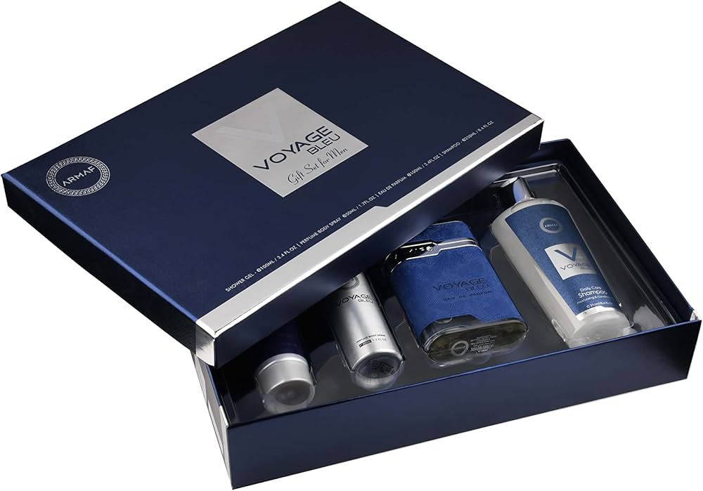 Voyage Bleu Gift Set For Men -4PC