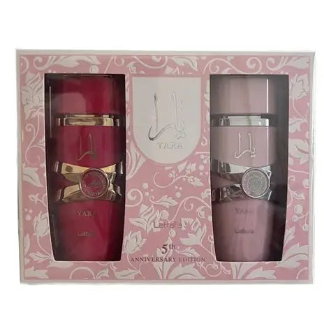 Yara Eau De Parfum Spray 3.4 oz & Yara Candy Eau De Parfum Spray 3.4 oz