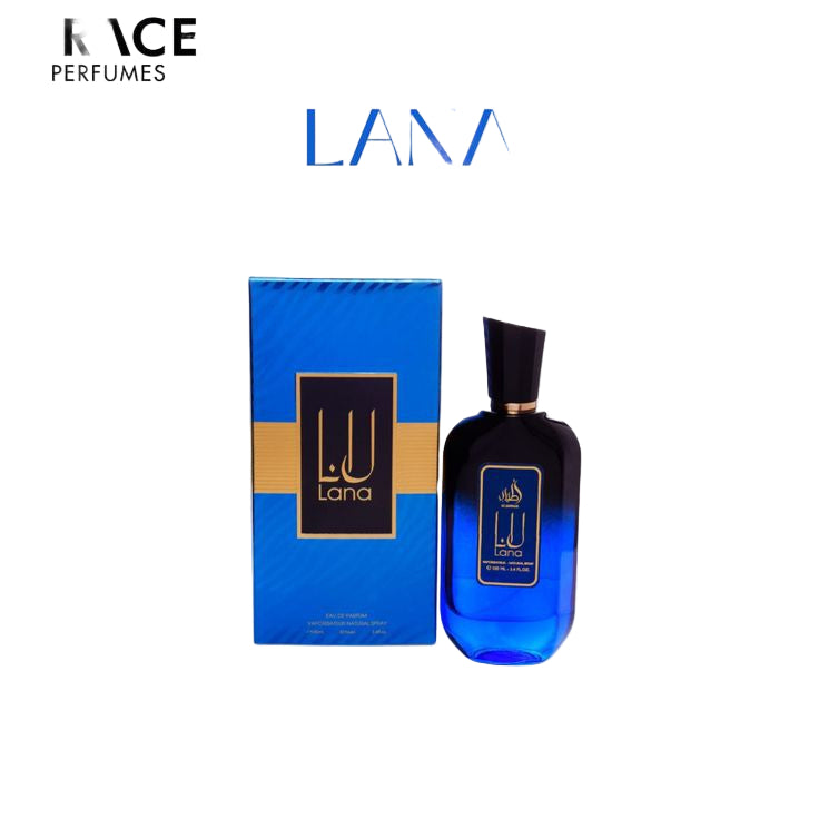 Grace Perfumes L.U Lana perfume bottle and packaging on a white background